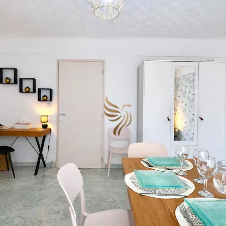 公寓 Le Petit Nid Azure Ac Balcony Private Parking *