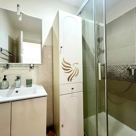 公寓 Le Petit Nid Azure Ac Balcony Private Parking *